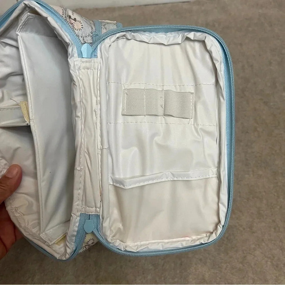 Health-Tex Vintage Baby Fridge Vinyl Insulated Bottle Bag Pastels Blue Animals - Picture 8 of 16